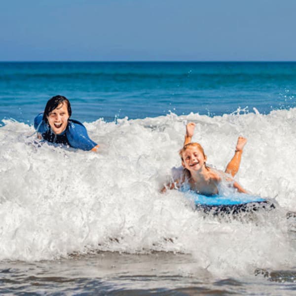 Oppblåsbart utendørs surfebrett bærbart bodyboard A