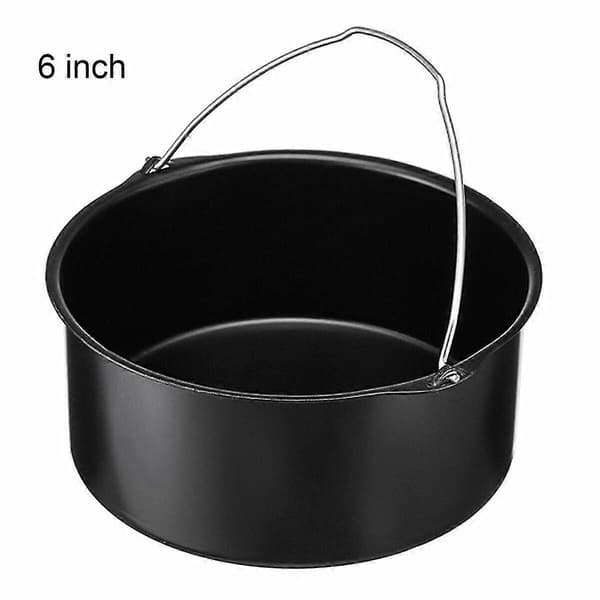 Tilbehør til luftfrityrkoker med kurv for baking 6 Inch