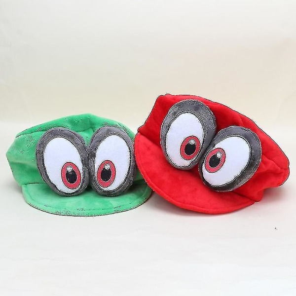 Game Super Odyssey Cappy Hat Voksen Anime Cosplay Super Bros Kasket Blød Legetøjsdukke[HK] Red