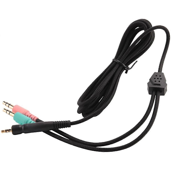 Ersättningskabel för Sennheiser G4ME ONE GAME ZERO 373D GSP 350 / GSP 500 / GSP 600 Hörlurar (PC-version 2 meter) black