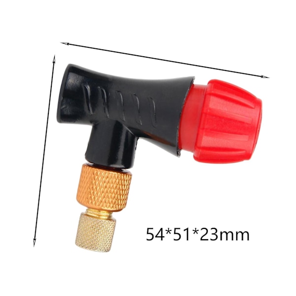 CO2 Cykelpump Cykling Hållbar Ersättning för Landsvägscykel MTB Cykel Svart (C)