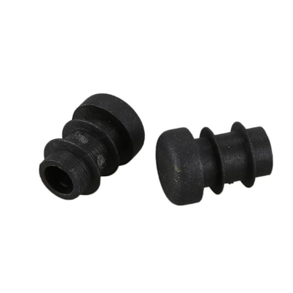 12 stk Plast 12mm Rør Endeblendinger Plugg Rør Innlegg Plugg Rund Black
