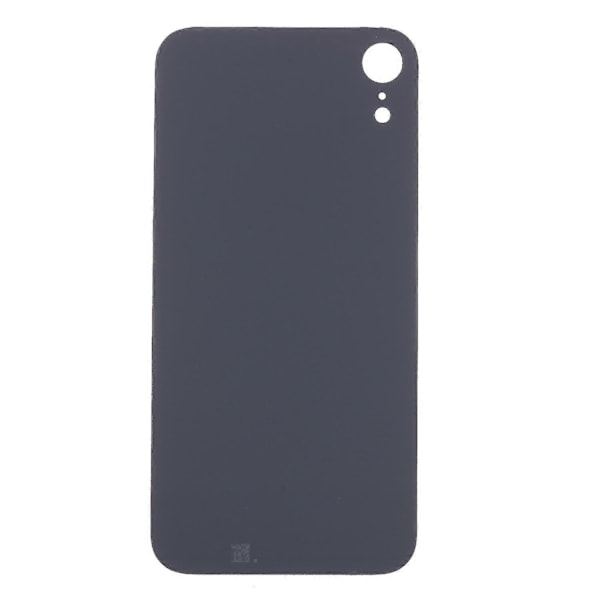 Glas Batterihölje Bakstycke Reparationsdel för iPhone XR 6.1 tum - Svart (C)