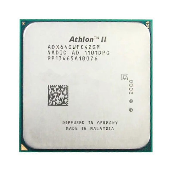 Processor X4-640 ADX640WFK42GM 640 4 Kärnor 4 Trådar Socket AM3 CPU