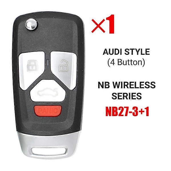 För KEYDIY NB27-4 Fjärrkontroll Bilnyckel Universal 4 Knappar för Stil för KD900/-X2 MINI/ -MAX Prog (C)