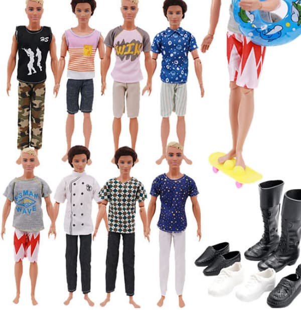 Barbie-nuken asusteet 27-29cm 30 kpl