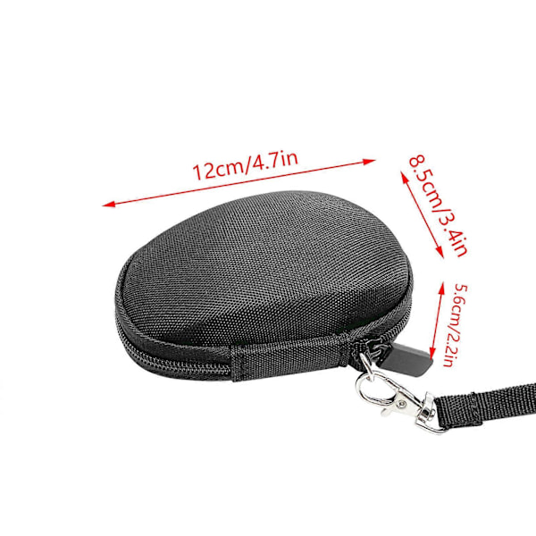 EVA Hard Case for Logitech Anywhere 3 Gen Trådløs Mobil Mus Black