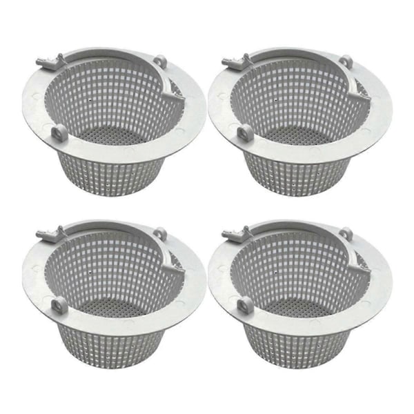 Universal Ersättnings Skimmerkorg Plast Skimmers för Överjordisk Pool 4-pack as shown