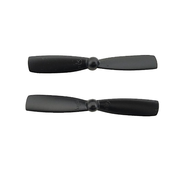 2x4st Svarta CW CCW Propeller Reservdelspropeller för MJX B3 Bugs 3 Mini RC Drönare (C)