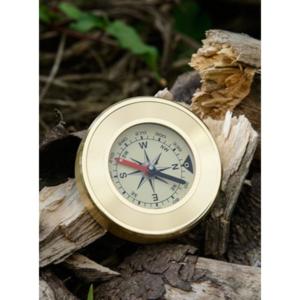 Mini Luminous Militær Camping Marcherende Linse Gul Lommekort Til Vildmarks Overlevelse Navigation, 1 Pakke