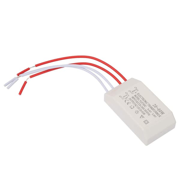 220V til 12V Elektronisk Transformator, 60W, Halogen G4 Lampe
