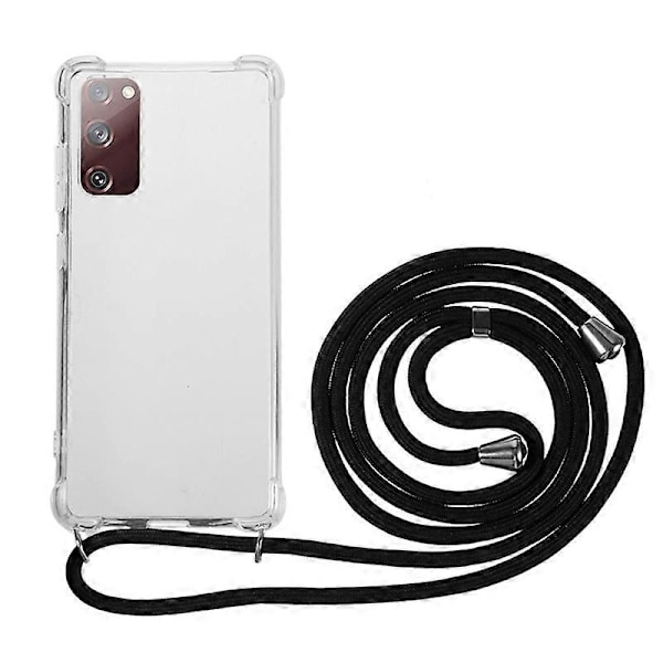 TPU-etui til Samsung Galaxy S20 FE/S20 FE 5G/S20 FE 2022/S20 Lite, Klar Telefon Cover med Snøre