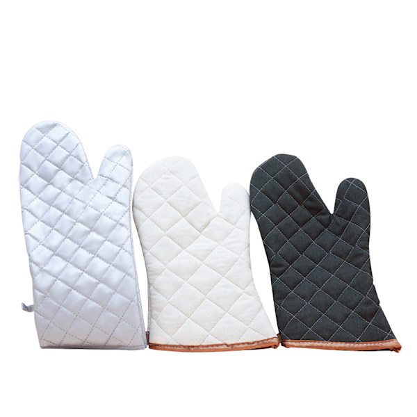 1 par ugnshandskar, värmebeständiga halkfria grillhandskar S:24*16*3cm