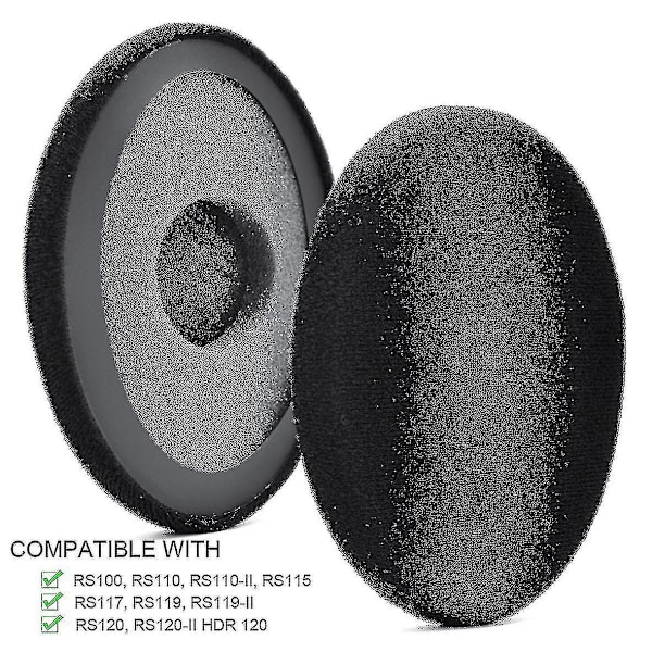 Udskiftningsørepude Kompatibel med Sennheiser RS100 RS110 RS115 RS117 RS119 RS120 HDR 120 - Krygv