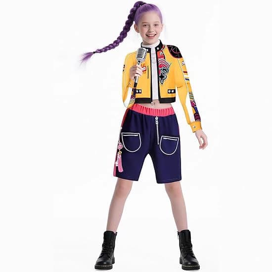 Demon Hunter K-Pop Cosplay Sæt Rumi 2-style 3-piece set 140cm