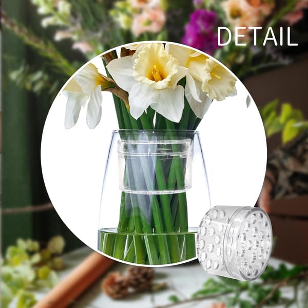 DIY Spiralstilkholdere for blomster og vaser, sett med 2