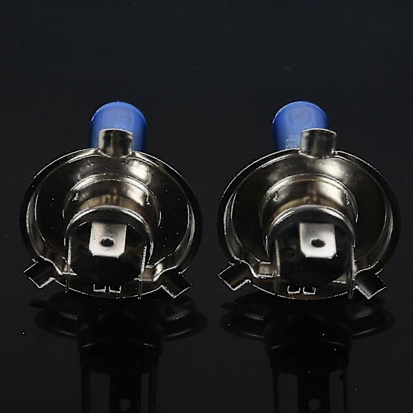 2 st H4 100w 6000k Vita Xenon Hid Halogen Bilstrålkastarlampor (C)