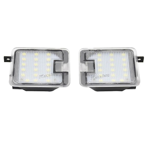 2x CANBUS LED-belysning under spegeln för Ford Focus MK3 MK2 Mondeo MKIV MKV Kuga C-Max Escape S-Max Välkomstlampa under spegeln