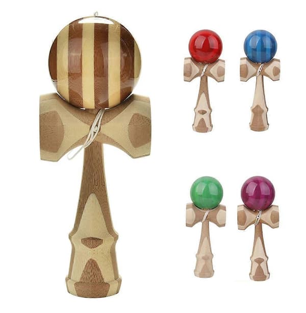 Mini Puinen Kendama-setti kupilla ja pallolla
