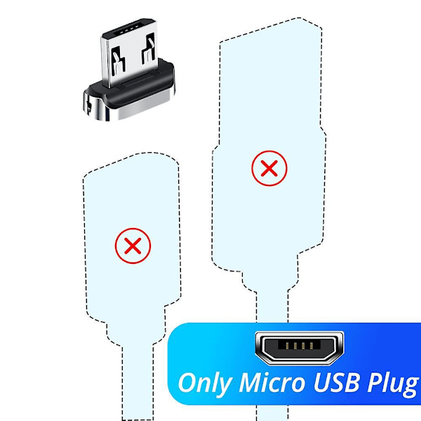 FONKEN 3A Hurtig Opladningskabel Magnetisk Opladerkabel Til iPhone Magnet Telefonkabler Hurtig Opladning Nylon Kabel Datasynk Kabel