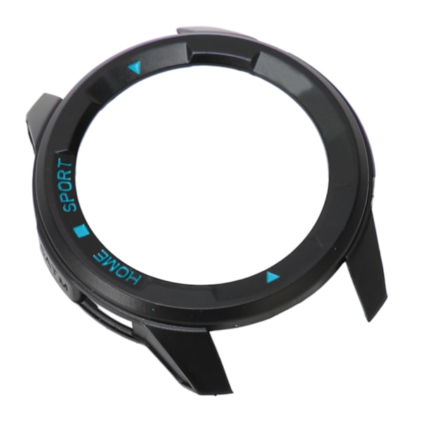 Urkasse i Plastik til Smartwatch, Stødsikker Hård Beskyttelsesramme Tilbehør Passer til X1 Smartwatch Sort og Blå[C]