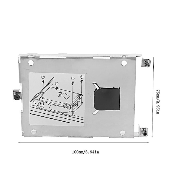 Laptop Hdd-fack för HP-bärbara datorer 8760w 8570w 8560p 8470p 8460p Hårddisk Caddy