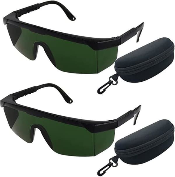 2PCS Laserskyddsglasögon, Laserskyddsglasögon (Grön)[YJD]