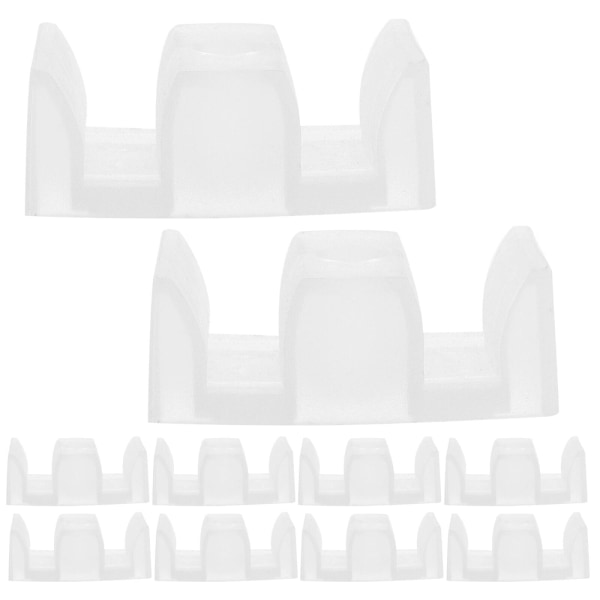 10 st Glidande Duschdörrsbottenstyrning Plaststötdämpare Badrumsduschdörr Stötdämpare[C] As Shown 4x2.5cm