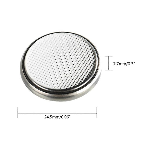 5 stk. CR2477 Knapcellebatterier 3V Lithium Batterier CR 2477 til Ure Lommeregnere og Fjernbetjening Bilnøgler (FCC)