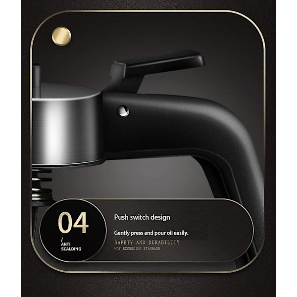 Honningdispenser, Honningkrukke med Stativ, Honningkande - Glas, Premium Diamantflaskedesign, Kapacitet: 200ML