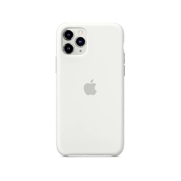 Smalt Silikon TPU-fodral för iPhone 11 Pro White
