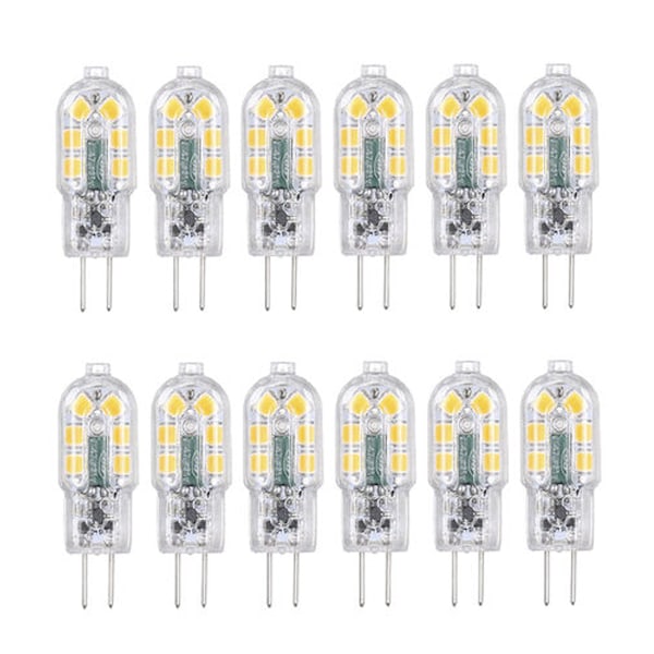 Tomshine G4 LED-lamput 12 kpl, lämmin valkoinen (C)