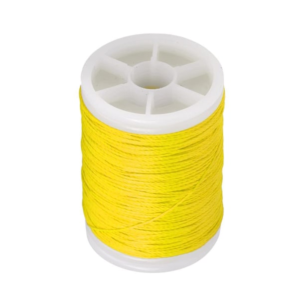 110m Fiber Bågskytte Bågsträng Servingsmaterial Bågsträngsskydd Vit Gul (C)