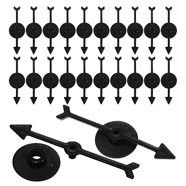 25 st Arrow Game Spinners Spelbrädes Spinners Festtillbehör Spinners Tillbehör