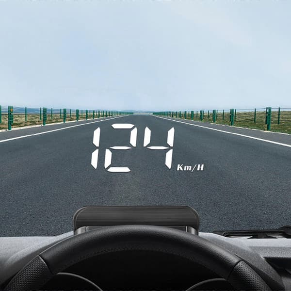 Head-Up Display, Universal GPS HUD til bil, speedometer med USB-interface, hastighed, kørselsretning, overhastighed, fejlkode, til alle køretøjer[C]