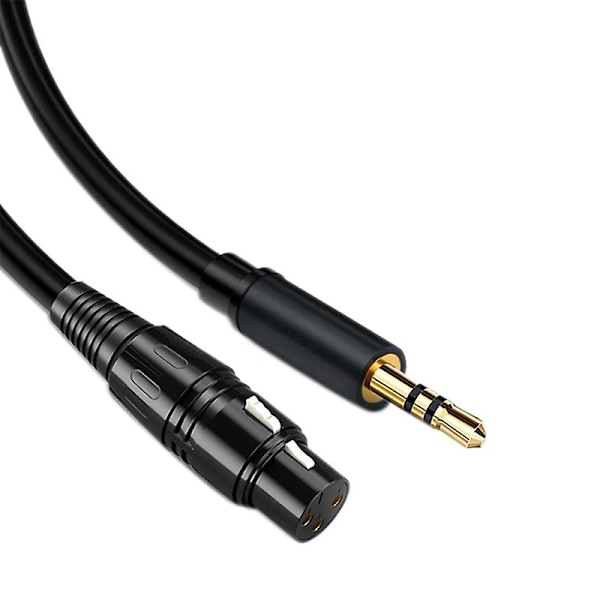 3,5 mm till XLR Hon till XLR Mikrofonförstärkare Högtalare Ljudkabel 3,5 mm till XLR Kabel 2M/6,56Ft
