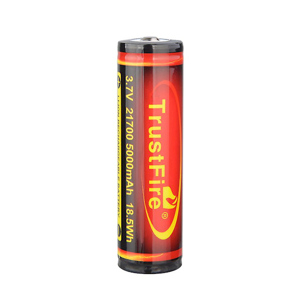 21700 5000mAh Li-ion 3.7V Laddningsbart Batteri för LED Ficklampa