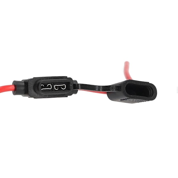 10 Sarjan Inline Sulakepesä Sulamiskestävyys Helppo Johdotus Vedenpitävä Sulakepesä Sulakkeella 18AWG, 10A (C)