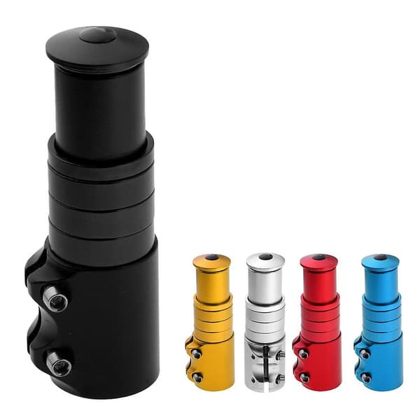 Sykkelgaffel Stem Forlenger 31.8mm Headset til Styre Riser Adapter Svart