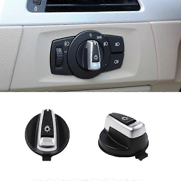 För 3-SERIEN E90 E91 LCI X1 E84 E88 E82 Front Strålkastare Växlingsknapp Rotationsknapp 9169405 61319169405