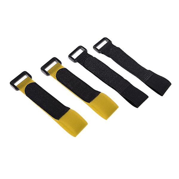 4x RC Drönare Quadcopter Lipo Batteri Rem Krok & Ögla Halkfri Bandage - 300mm (C)
