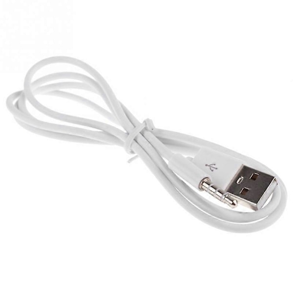 1m Anti-interferens 3.5mm Hane AUX Ljudkontakt till USB 2.0 Hane Konverteringskabel (FCC)