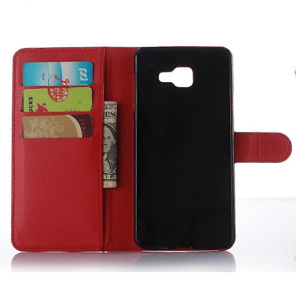 Litchi Læder Kortholder Cover til Samsung Galaxy A5 SM-A510F (2016) (C)