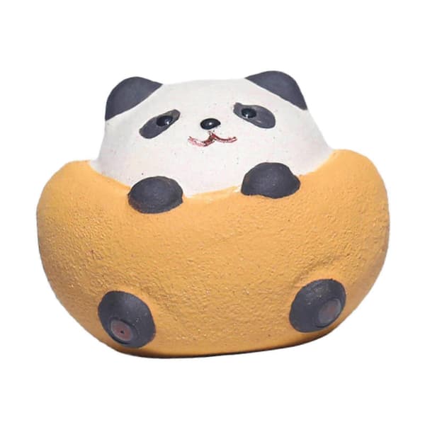 Mini Lilla Panda Te-kæledyr til Bilkabinet Statue 5cm