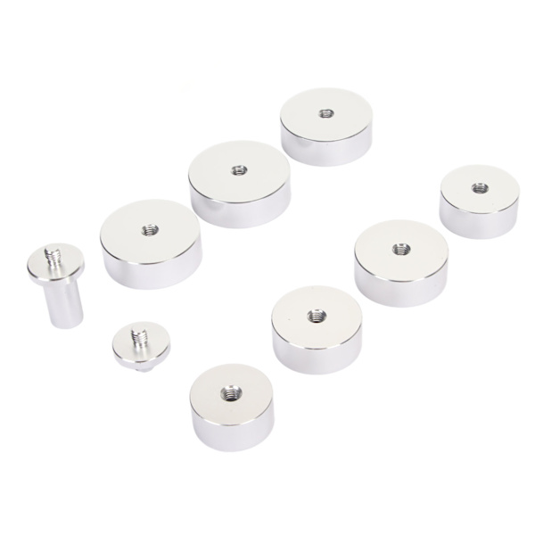 7-delad Pressverktyg för Bezel-fodral, Professionell Rund Urtavla Bakre Lock Press Reparationsverktygssats 27‑40mm[C]