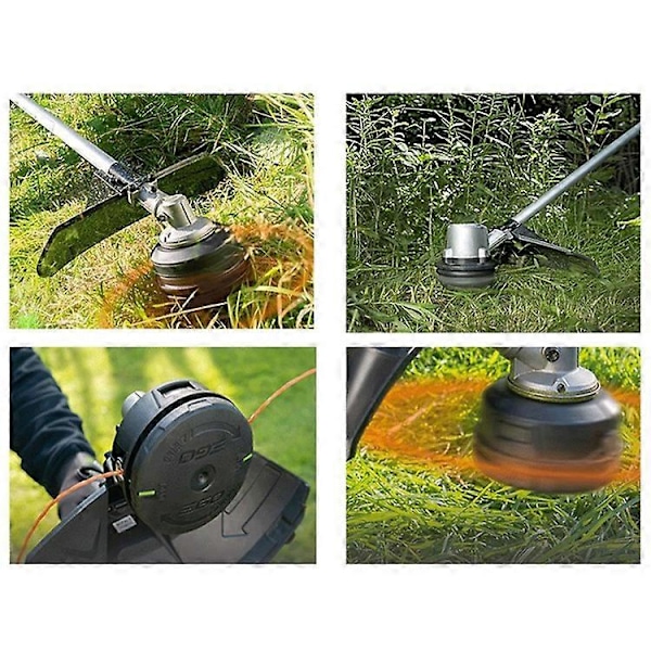 2 ST Ersättningsspole Kompatibel För EGO POWER+ Grästrimmer Trådrulle AS1300 (C)