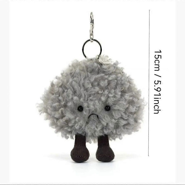 Amuseables Storm Cloud Taskevedhæng 15cm Dukke Legetøj Plys Nye Gaver (C)