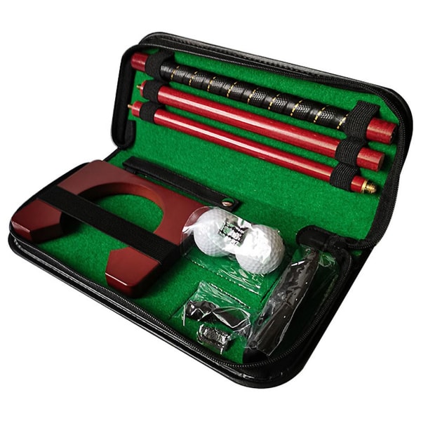 Resa Golf Putter Set Putting Cup Hål med löstagbara Putter Balls Kit