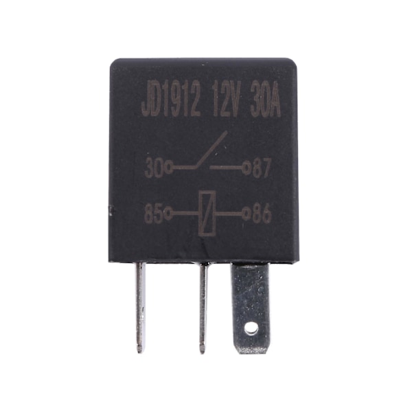 5 st 30A AMP 12V 4-polig Bilreläpaket SPST för Fläkt Bränslepump Ljus Horn