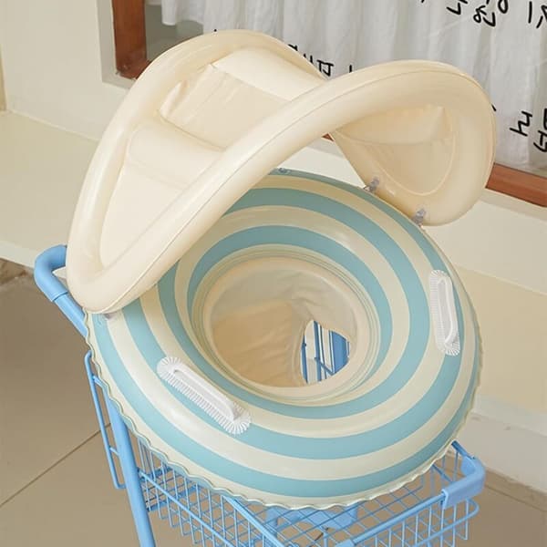 Baby pool float, oppustelig sikkerhedsfloat til begyndere[C]